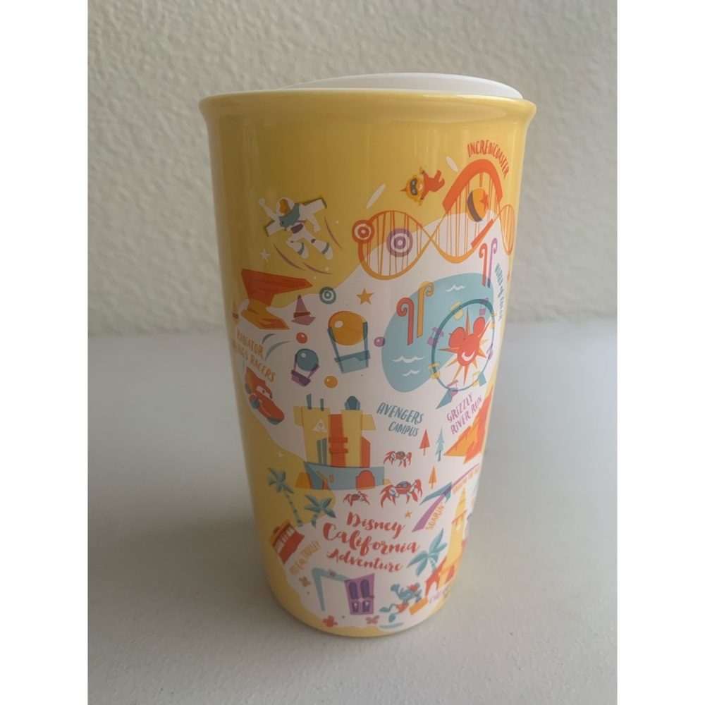 Starbucks Disneys California Adventure Ceramic Tumbler